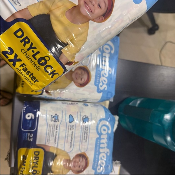 Comfees Baby Size 6 Diapers – NEW Sealed Packs – Bulk Lot (23 ct x 3) - Picture 2 of 3